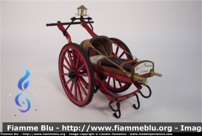 Carro lettiga
Vigili del Fuoco
Anno 1880 circa
Modello in scala 1:14
