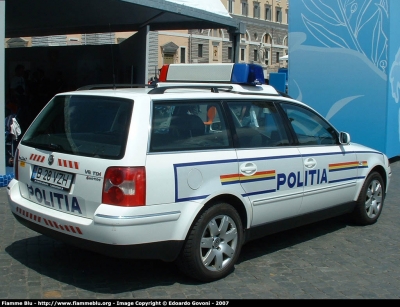 Volkswagen Passat Variant V serie
România - Romania
Politia
Parole chiave: Volkswagen Passat_Variant_Vserie Festa_della_Polizia_2007