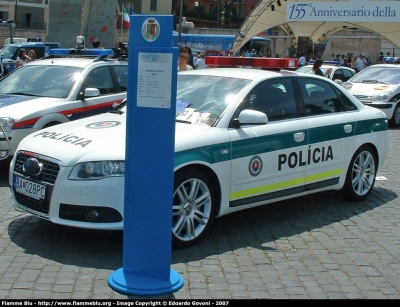Audi S4 IV serie
Slovenská republika - Slovacchia
 Polícia - Polizia
Parole chiave: Audi S4_IVserie Festa_della_Polizia_2007