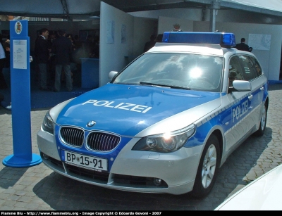 Bmw 520 E60 Touring I serie
Bundesrepublik Deutschland - Germania
Bundespolizei - Polizia di Stato 
Parole chiave: Bmw 520_E60_Touring_Iserie Festa_della_Polizia_2007