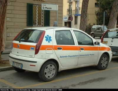 Fiat Punto III serie
Azienda Ospedaliero Universitaria Pisana
Allestita Avs
Parole chiave: Fiat Punto_IIIserie