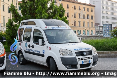 Fiat Doblò II serie
Pubblica Assistenza Croce Azzurra Livorno
Codice Automezzo: 15
Parole chiave: Fiat Doblò_IIserie