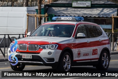 Bmw X3 II serie
Croce Rossa Italiana
Comitato Provinciale di Bolzano
Allestita Ambulanz Mobile
CRI 577 AE 
Parole chiave: Bmw X3_IIserie CRI577AE Automedica Civil_Protect_2018