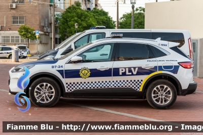 Ford Kuga Hybrid III serie
España - Spagna
Policia Local Valencia
Codice Automezzo: D7-24
Parole chiave: Ford Kuga_Hybrid_IIIserie