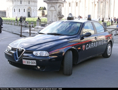 Alfa Romeo 156 I serie
Carabinieri
CC AV 006
Parole chiave: Alfa-Romeo 156_Iserie CCAV006