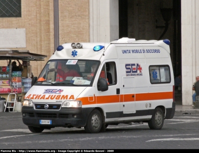 Fiat Ducato III serie
SEA s.r.l.
Sanità Emergenza Ambulanze
Allestita Bollanti
Parole chiave: Fiat Ducato_IIIserie 118_Roma Ambulanza SEA