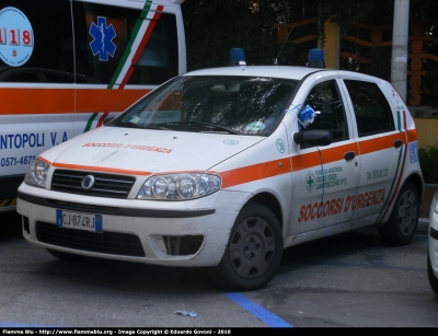 Fiat Punto III serie
Pubblica Assistenza Croce Verde Lamporecchio
Parole chiave: Fiat Punto_IIIserie 118_Pistoia Automedica