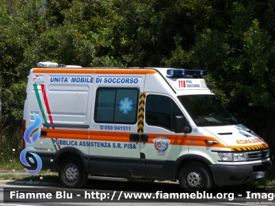 Iveco Daily III serie
Pubblica Assistenza Società Riunite Pisa
Allestita Maf
56-028
Parole chiave: Iveco Daily_IIIserie Ambulanza