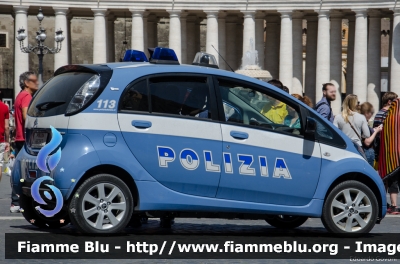 Citroen C-Zero 
Polizia di Stato
Ispettorato di Pubblica Sicurezza presso il Vaticano
POLIZIA H6283 
Parole chiave: Citroen C-Zero POLIZIAH6283