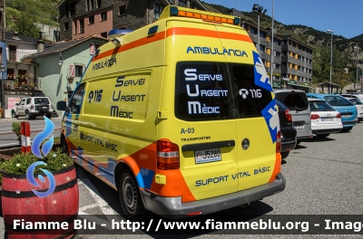 Volkswagen Transporter T5
Principat d'Andorra - Principato di Andorra
Ambulancies del Pireneu
Parole chiave: Volkswagen Transporter_T5 Ambulanza
