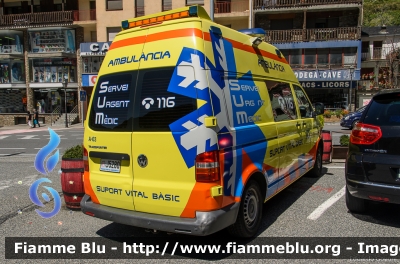Volkswagen Transporter T5
Principat d'Andorra - Principato di Andorra
Ambulancies del Pireneu
Parole chiave: Volkswagen Transporter_T5 Ambulanza