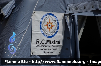 Tenda pneumatica
Radio Club Mistral Ravenna
