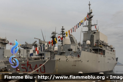 Nave A 5340 "Elettra"
Marina Militare Italiana
Unità supporto polivalente
Classe Elettra
Parole chiave: Festa_Forze_Armate_2017