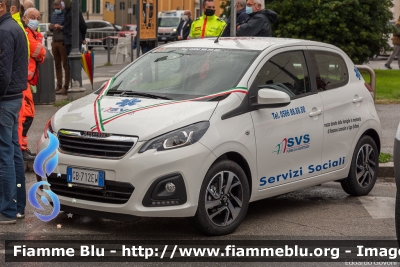 Peugeot 108
Società Volontaria di Soccorso Livorno
Servizi Sociali
Allestita Maf
Codice Automezzo: 47
Parole chiave: Peugeot 108