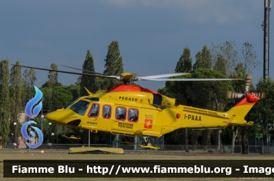 Agusta Westland AW139
Elisoccorso Regionale della Toscana
Elicottero Pegaso 3
Elibase Cinquale (MS)
I-PAAA
