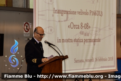 Inaugurazione Monumento P166DL3 Guardia Costiera
Momenti del discorso dell'Contrammiraglio Nicola Carlone - Direttore Marittimo della Liguria
