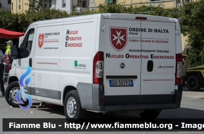 Fiat Ducato X250
Sovrano Militare Ordine di Malta
Raggruppamento Toscana
Nucleo Operativo Emergenze
Parole chiave: Fiat Ducato_X250 XI_Giornata_Protezione_Civile_Pisa_2015