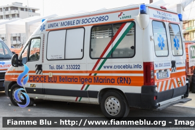 Fiat Ducato III serie
Pubblica Assistenza Croce Blu Onlus
Provincia di Rimini
Allestita Alessi&Becagli
"BLU 6"
Parole chiave: Fiat Ducato_IIIserie Ambulanza BellariaIgeaMarina2018