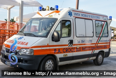 Fiat Ducato III serie
Pubblica Assistenza Croce Blu Onlus
Provincia di Rimini
Allestita Alessi&Becagli
"BLU 6"
Parole chiave: Fiat Ducato_IIIserie Ambulanza BellariaIgeaMarina2018