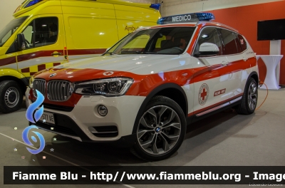 Bmw X3 II serie
Croce Rossa Italiana
Comitato Provinciale di Bolzano
Allestita Ambulanz Mobile
CRI 577 AE
Parole chiave: Bmw X3_IIserie CRI577AE Automedica Reas_2016