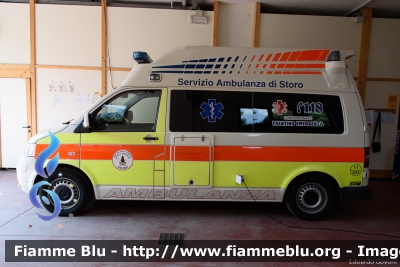 Volkswagen Transporter T5
Associazione Volontari del Servizio Ambulanza di Storo (TN)
118-33
Allestita EDM
Parole chiave: Volkswagen Transporter_T5 Ambulanza