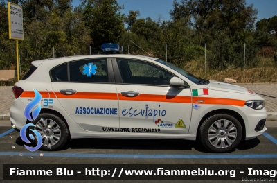 Fiat Tipo II serie 5porte
Associazione Esculapio
Direzione Regionale 
Allestimento Orion
Donazione del Gruppo BP
Parole chiave: Fiat Tipo_IIserie_5porte Pisa_AirShow_2017