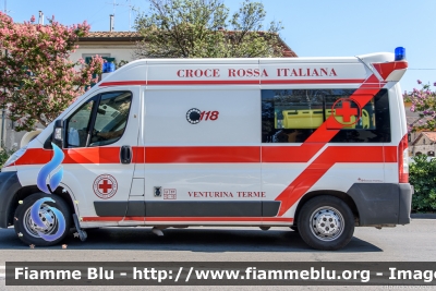 Fiat Ducato X250
Croce Rossa Italiana
Comitato Locale di Venturina Terme (Campiglia M.ma - LI)
Allestita Mariani Fratelli
CRI 303 AB
Parole chiave: Fiat Ducato_X250 Ambulanza CRI303AB