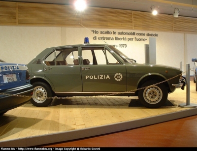 Alfa Romeo Alfetta I serie
Polizia di Stato
Polizia Stradale
Esemplare esposto presso il Museo delle auto della Polizia di Stato
POLIZIA 44848
Parole chiave: Alfa_Romeo Alfetta_Iserie POLIZIA44848