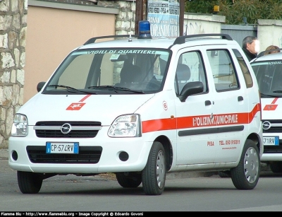 Opel Agila I serie
6 - Polizia Municipale Pisa
*Dismessa*
Parole chiave: Opel Agila_Iserie