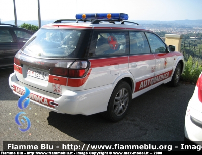 Subaru Outback II serie
Croce Rossa Italiana
Comitato Locale di Fauglia (PI)
Parole chiave: Subaru Outback_IIserie CRI129AA Automedica
