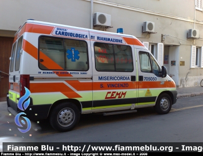 Fiat Ducato III serie
Misericordia di S.Vincenzo (LI)
ambulanza allestita Cevi-Europea
Parole chiave: fiat ducato_IIIserie misericordia_svincenzo cevi_europea ambulanza 118