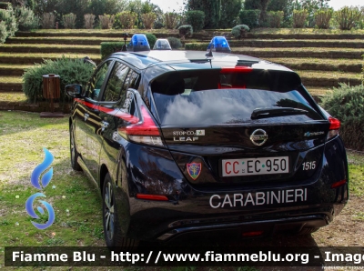 Nissan Leaf
Carabinieri
Comando Carabinieri Unità per la tutela Forestale, Ambientale e Agroalimentare
allestimento Cita Seconda
CC EC 950
Parole chiave: Nissan Leaf CCEC950