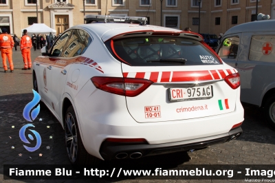 Maserati Levante
Croce Rossa Italiana
Comitato di Modena
Allestita da Olmedo Group
CRI 975 AG
Parole chiave: Maserati Levante CRI975AG