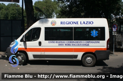 Fiat Ducato X250
Regione Lazio
Centro Regionale Coordinamento
e Compensazione - Unità Mobile
Raccolta Sangue
allestimento GGGElettromeccanica
Parole chiave: Fiat Ducato_X250