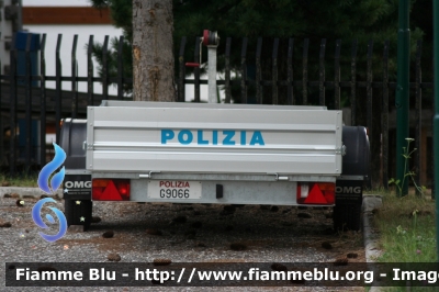 Carrello Trasporto Motoslitta
Polizia di Stato
Questura di Bolzano
Polizia G9066
Parole chiave: Carrello Trasporto_Motoslitta poliziaG9066