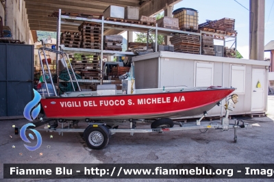 Imbarcazione
Vigili del Fuoco
Unione distrettuale di Mezzolombardo
Corpo Volontario di San Michele all'Adige (TN)

