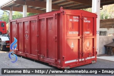 Container Puntellamenti
Vigili del Fuoco
Unione Distrettuale di Fondo (TN)
container allestito in proprio
dal distretto
