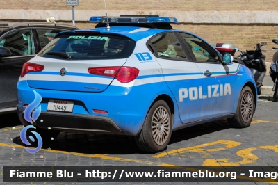 Alfa Romeo Nuova Giulietta restyle 
Polizia di Stato
Questura di Roma
Allestita NCT Nuova Carrozeria Torinese
POLIZIA M1449
Parole chiave: Alfa_Romeo Nuova_Giulietta_restyle POLIZIAM1449