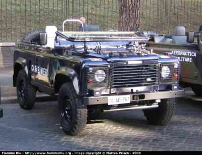 Land Rover Defender 90
Carabinieri
CC AE 767
veicolo da parata
Parole chiave: land_rover defender_90 ccae767