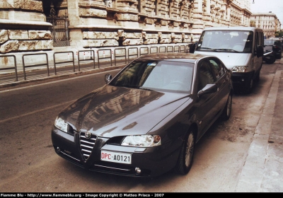 Alfa Romeo 166 II serie
Dipartimento della Protezione Civile
DPC A0121
Parole chiave: Alfa_Romeo 166_IIserie DPC_A0121