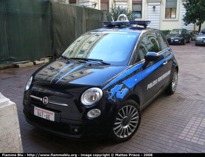 Fiat Nuova 500
Polizia Penitenziaria
Autovettura Utilizzata dal Nucleo Radiomobile per i Servizi Istituzionali
POLIZIA PENITENZIARIA 947 AE
Parole chiave: Fiat Nuova_500 PoliziaPenitenziaria947AE