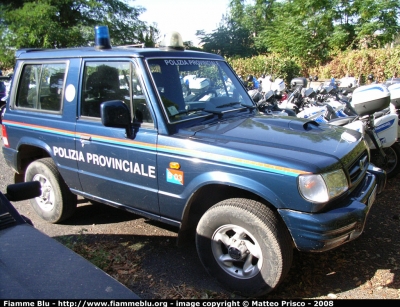Hyundai Galloper 2.5 TDI
Polizia Provinciale Roma
Parole chiave: Lazio (RM) Polizia_locale Polizia_Provinciale_Roma Hyundai Galloper