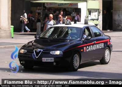 Alfa Romeo 156
Carabinieri Nucleo Radiomobile Milano
CC AV083
Parole chiave: Lombardia MI