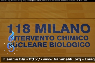 Iveco Daily IV serie
Unità speciale grandi emergenze
118 Milano
Carro NBCR
Parole chiave: Iveco Daily_IVserie 118 Milano Lombardia USGE