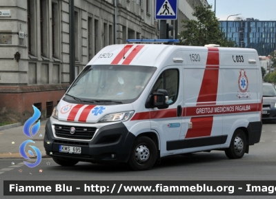 Fiat Ducato X290
Lietuvos Respublika - Repubblica di Lituania
Greitoji Medicinos Pagalba - Servizio Ambulanze Pubblico
Parole chiave: Ambulanza Ambulance