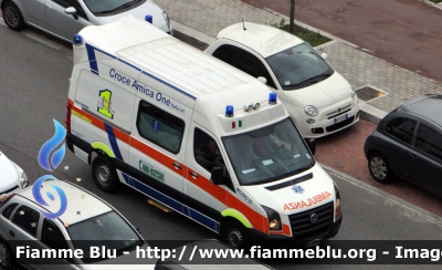 Volkswagen Crafter I serie
Croce Amica One
 Milano 22
Parole chiave: Volkswagen Crafter_Iserie Ambulanza