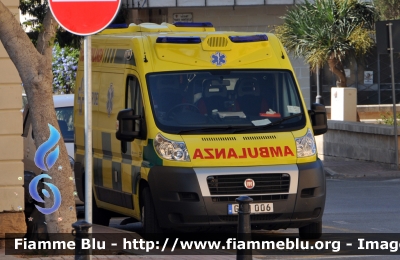 Fiat Ducato X250
Repubblika ta' Malta - Malta
Hospital Mater Dei 
Allestito MAF
Parole chiave: Fiat Ducato_X250 Ambulanza