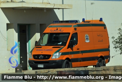 Mercedes-Benz Sprinter III serie
جمهوريّة مصر العربيّة - Egitto
Egyptian Ambulance Authority - Ministry of Health
