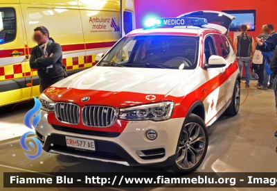 BMW X3
Croce Rossa Italiana
Comitato Provinciale di Bolzano
Allestita Ambulanz Mobile
CRI 577AE
Parole chiave: Trentino_alto_adige (BZ) Automedica BMW_X3 Reas_2016 CRI577AE