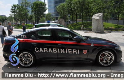 Alfa Romeo Nuova Giula Quadrifoglio
Carabinieri
Nucleo Operativo e RadioMobile di Milano
CC DK555

